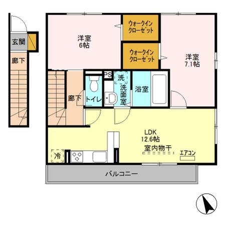 未来樹(ゆめのき)参号棟の物件間取画像